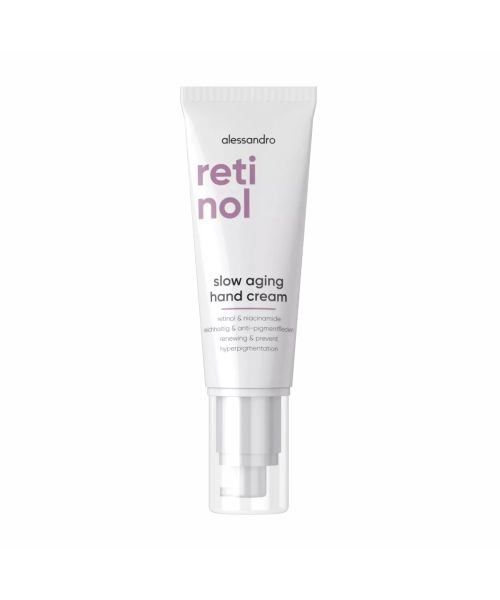 Омолоджуючий крем для рук з ретинолом - Alessandro International Retinol Slow Aging Hand Cream