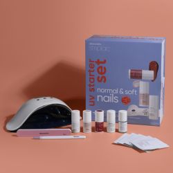 Стартовый набор 2 цвета Alessandro Striplac UV Starter Set Normal & Soft Nails - 2 Colours