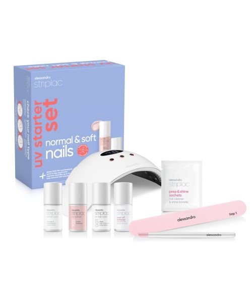 Стартовий набір 1 колір Alessandro Striplac UV Starter Set Normal & Soft Nails — 1 Colour