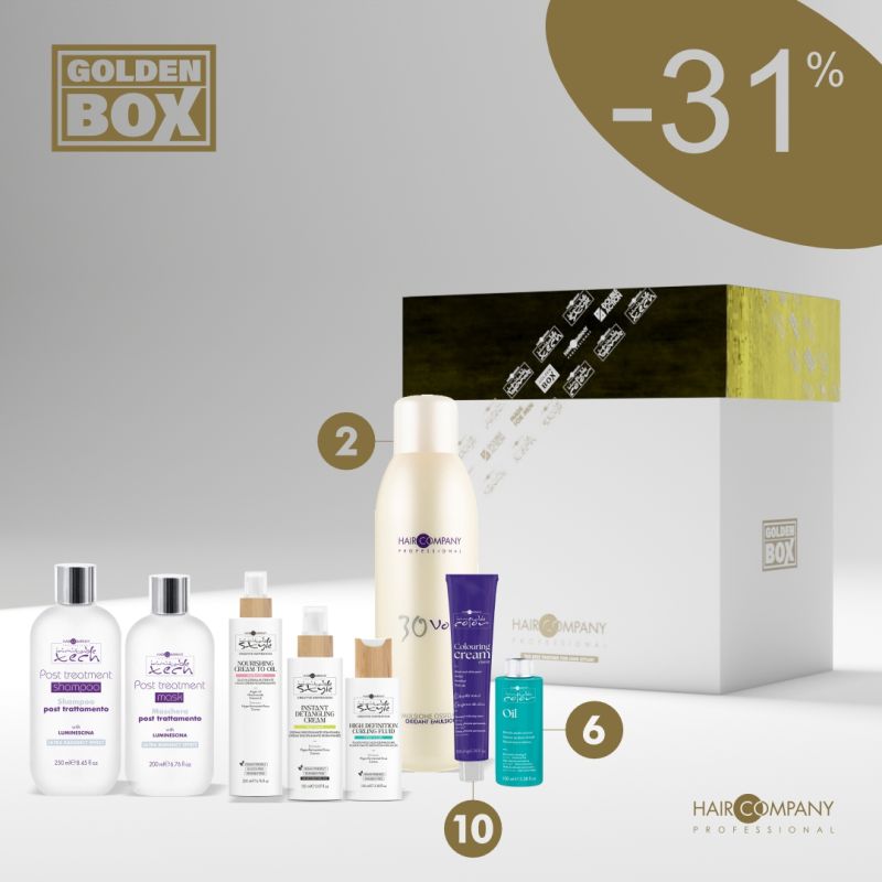 HAIR COMPANY PROFESSIONAL GOLDEN BOX
