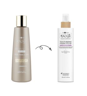 Флюїд для укладання прямого і кучерявого волосся Hair Company Inimitable Style Straight & Curly Fluid / Creative Inspiration Hypershape Texturizing Fixing Fluid