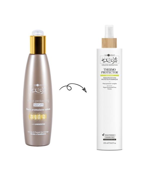 Термозахисна сироватка / спрей Hair Company Inimitable Style Heat Protecting Serum / Creative Inspiration Must Have Thermo Protector Spray