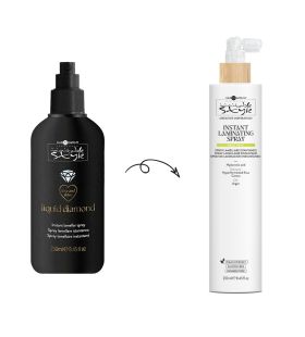 Спрей-маска с эффектом ламинирования волос Hair Company Inimitable Style Liquid Diamond Instant Lamellar Sray/ Creative Inspiration Must Have Instant Laminating Spray