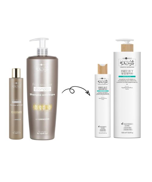 Шампунь разглаживающий Hair Company Inimitable Style Frizz Stopper Shampoo / Creative Inspiration Twist N'Curl Frizz Out Shampoo