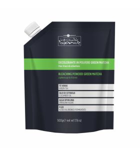 Зелений знебарвлюючий порошок для крижаного блонду Hair Company Inimitable Blonde Ice Blond Bleaching Powder Green Matcha