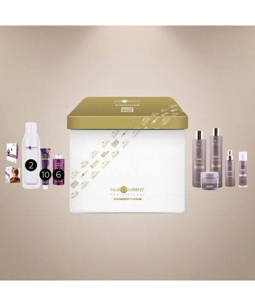 Базовий набір колориста акційний Hair Company GOLDEN BOX PROFESSIONAL