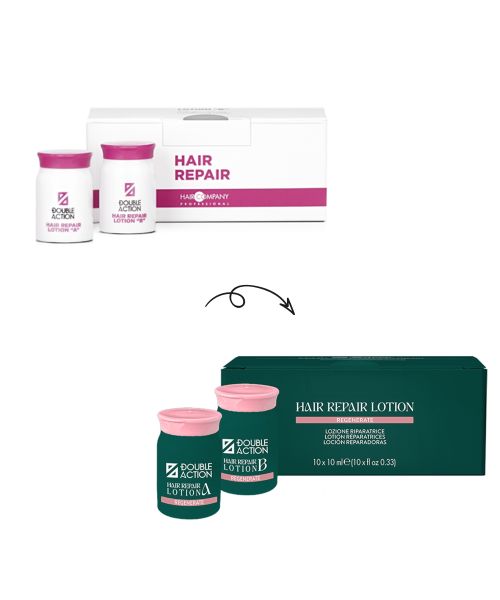 Відновлюючий лосьон Hair Company Double Action Reconstruction/Regenerate Hair Repair Lotion А + В Відновлюючий лосьон Hair Company Double Action Reconstruction/Regenerate Hair Repair Lotion А + В