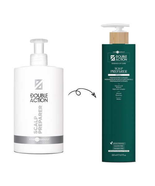 Підготовчий засіб для глибокого очищення шкіри голови Hair Company Double Action Ritual Scalp Preparer Підготовчий засіб для глибокого очищення шкіри голови Hair Company Double Action Ritual Scalp Preparer
