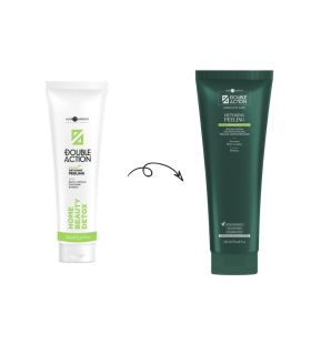 Крем-пілінг детокс для очищення шкіри голови Hair Company Double Action Exfoliante Home Beauty Detox Peeling
