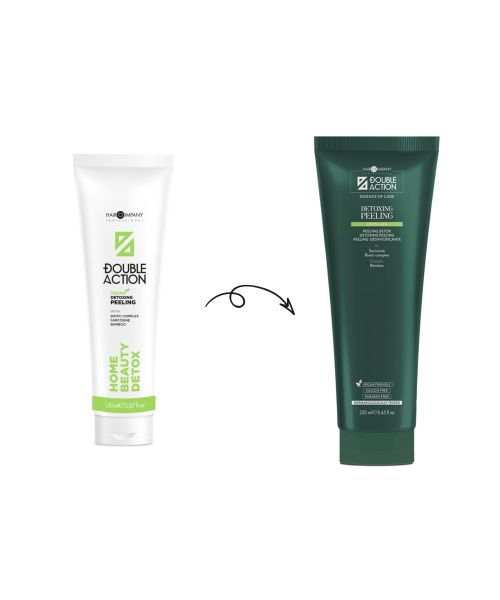 Крем-пилинг детокс для очищения кожи головы Hair Company Double Action Exfoliante Home Beauty Detox Peeling