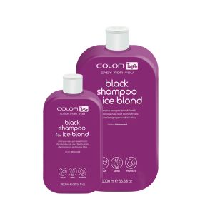 Чорний шампунь для холодного блонду ING Coloring Black Shampoo For Ice Blond