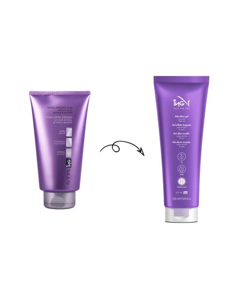 Гель для ефекту мокрого волосся  ING Styling Wet Effect Gel 