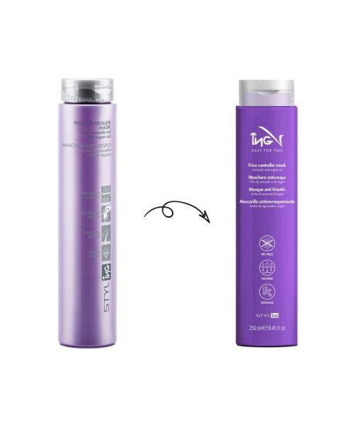 Розгладжуюча маска ING Styling Frizz Controller Mask