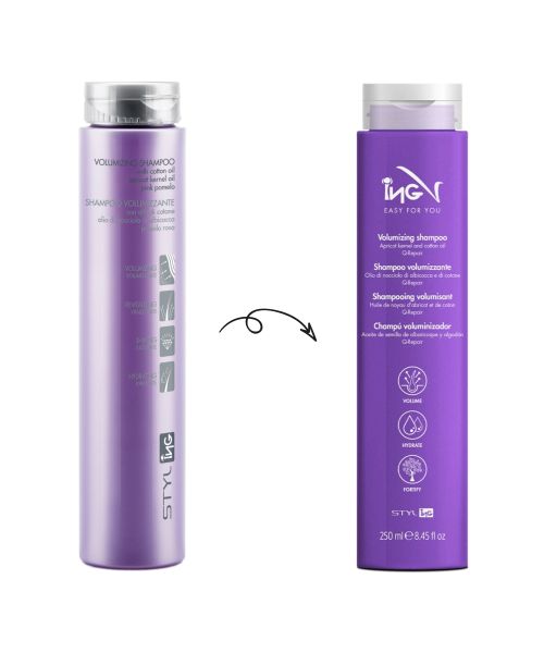 Шампунь для об'єму ING Styling Volumizing Shampoo Шампунь для об'єму ING Styling Volumizing Shampoo