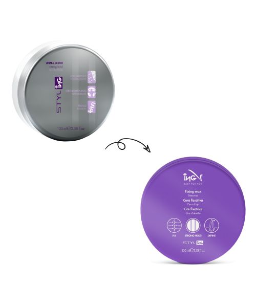 Віск для стайлінгу з матовим ефектом ING Styling Dull Gum - 2* / Fixing Wax - 3*
