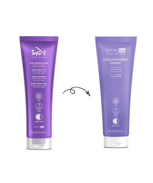 Стайлінг крем для кучерявого волосся ING Styling Curly Activation Cream