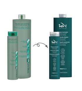 Шампунь відновлюючий для пошкодженого волосся з фруктовими кислотами ING Treating Reconstruction Shampoo