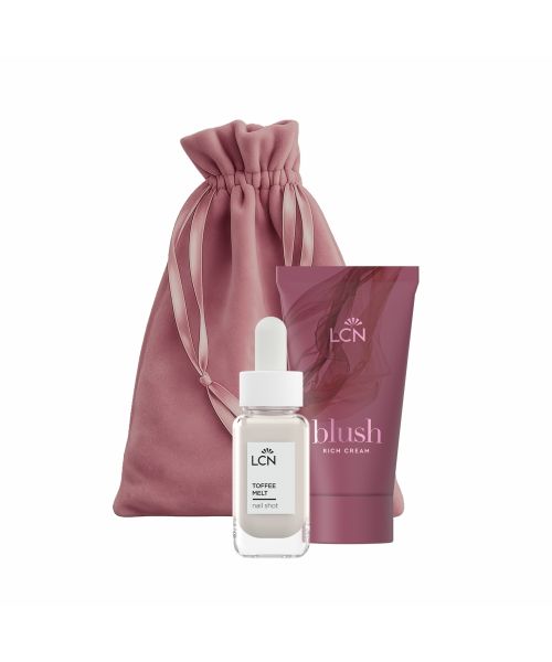 Подарочный набор: крем для рук, сыворотка для ногтей LCN Blush Set 3