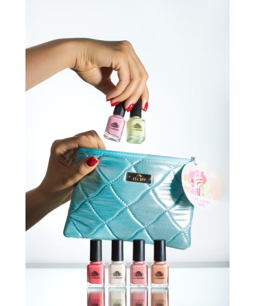 Набір із 6 лаків для нігтів LCN Big 7 - Free Nail Polish Set Fluffy Mellow 8 ml