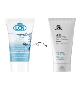 Поживний крем для грубої шкіри ніг з сечовиною LCN Urea 40% Chapped Skin Cream 