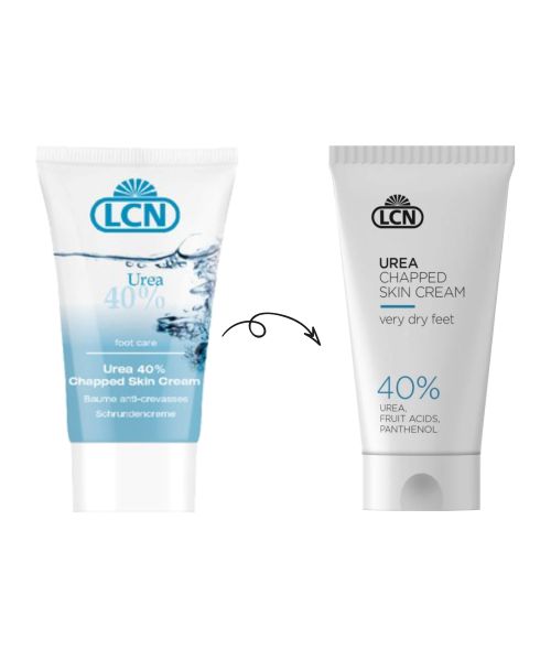 Поживний крем для грубої шкіри ніг з сечовиною LCN Urea 40 % Chapped Skin Cream 