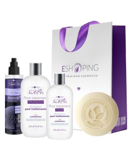 Набір для догляду за блондом, світлим та сивим волоссям Hair Company Inimitable Blonde Post Treatment Kit