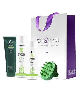 Набір детокс-очищення шкіри голови та волосся Hair Company Double Action Home Beauty Detox Kit