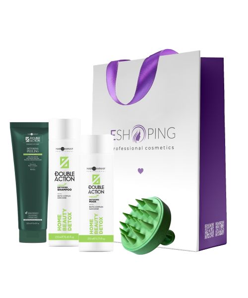 Набір детокс-очищення шкіри голови та волосся Hair Company Double Action Home Beauty Detox Kit
