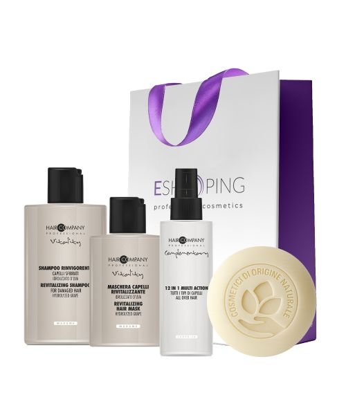 Набір для відновлення дуже пошкодженого та ламкого волосся Hair Company Crono Age Vitality Madame Kit Vitality Madame Kit 60+