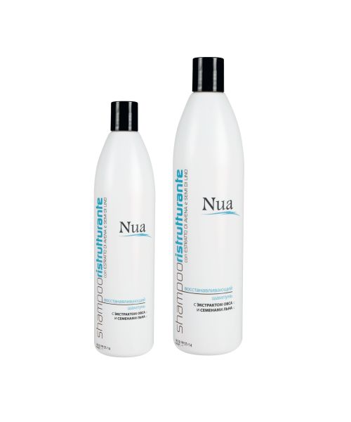 Шампунь восстанавливающий с экстрактом овса и семенами льна Nua Ristrutturante Shampoo