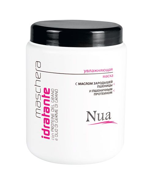 Маска увлажняющая с маслом зародышей пшеницы и пшеничным протеином Nua Idratante Maschera