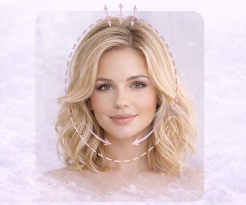 Основна задача стайлінгу для круглого обличчя