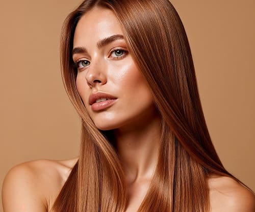 Прямые волосы