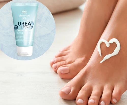 восстанавливающий крем для стоп с 15% мочевины Alessandro International Repairing Foot Cream 15% Urea