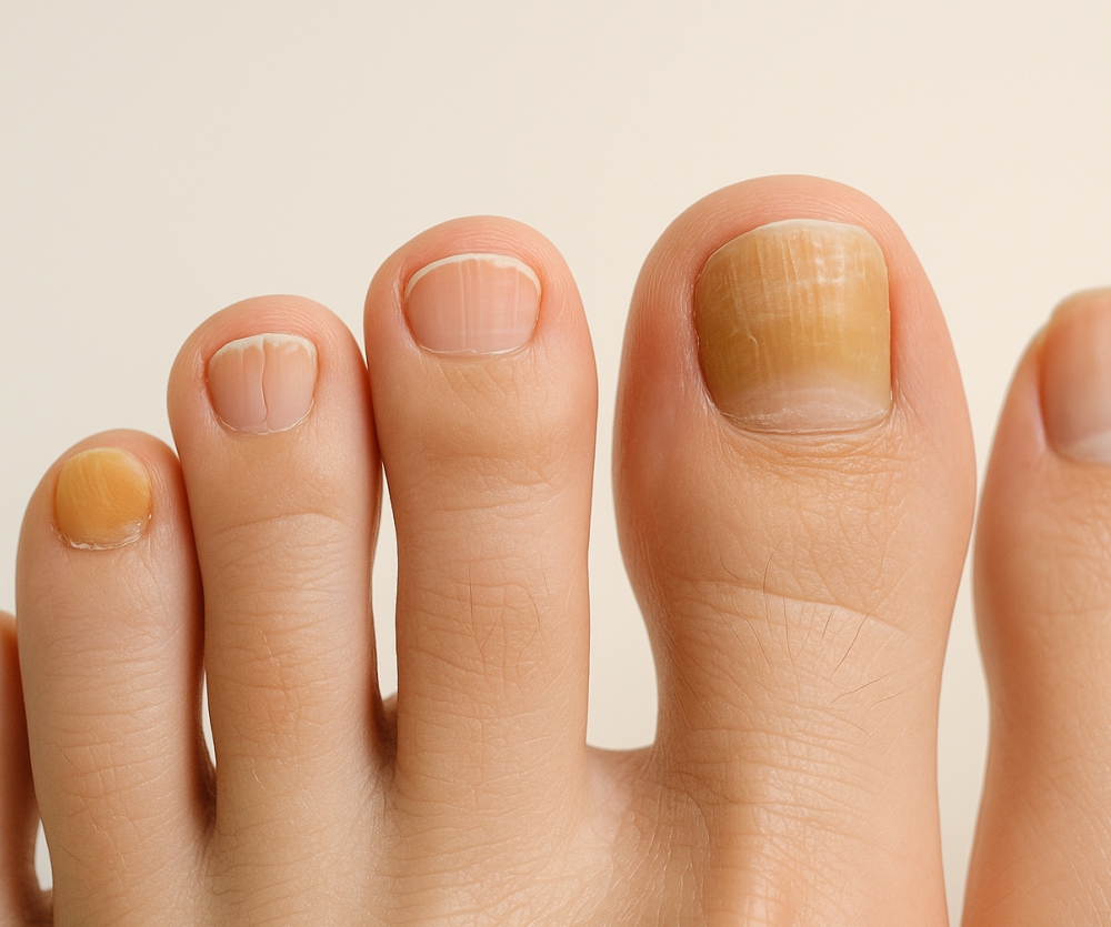 Симптоми грибка нігтів