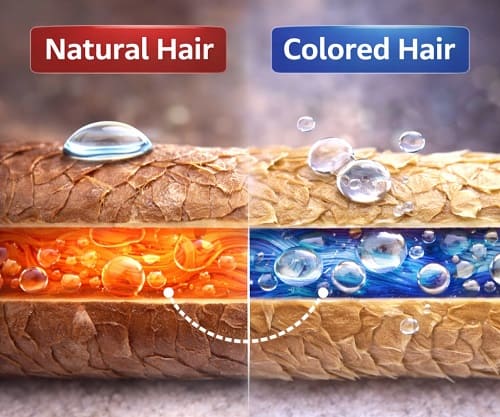 Чому фарбоване волосся при укладці поводиться інакше