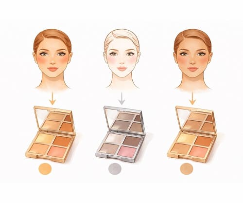 Как выбрать набор под тон кожи
