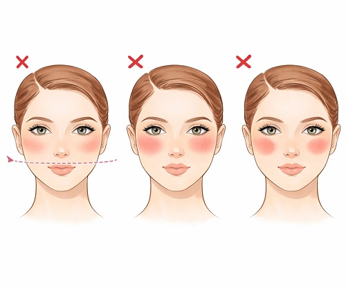Типичные ошибки нанесения румян