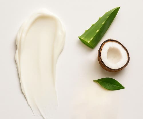 Легкий крем з алое вера та кокосовою олією