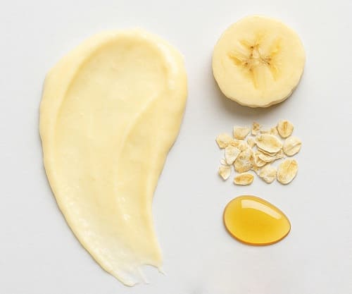 Вівсяна маска з бананом для пом'якшення та живлення