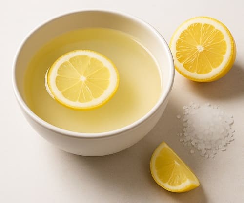 Лимонно-сольова ванночка для відбілювання та блиску